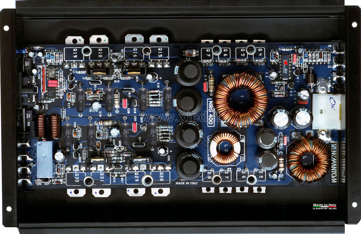 Amplificatore audio McMANTOM NRG400 - Made in Italy 1990-2006