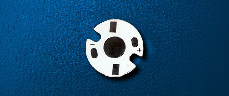Circuito stampato MCPCB Ø16mm per 1 LED
