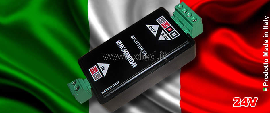 Splitter per LED 1 Via 24V - Made in Italy