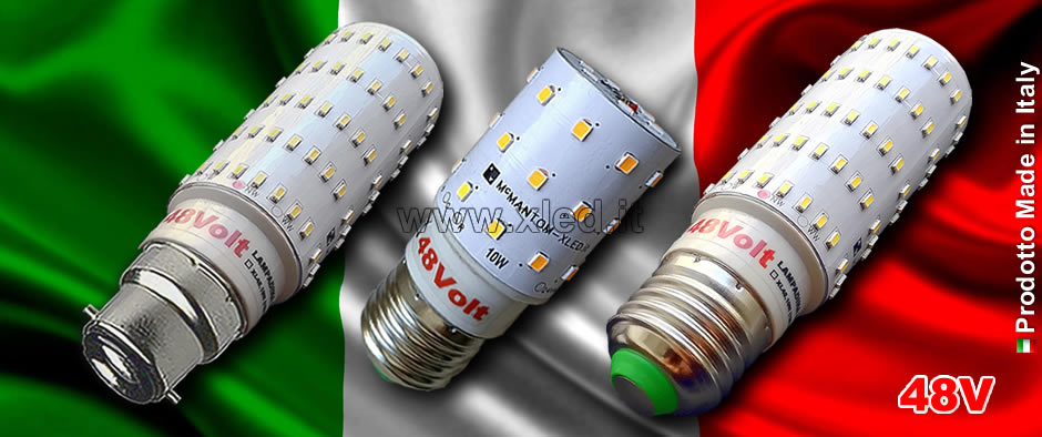 48V Lampadine LED - Made in Italy