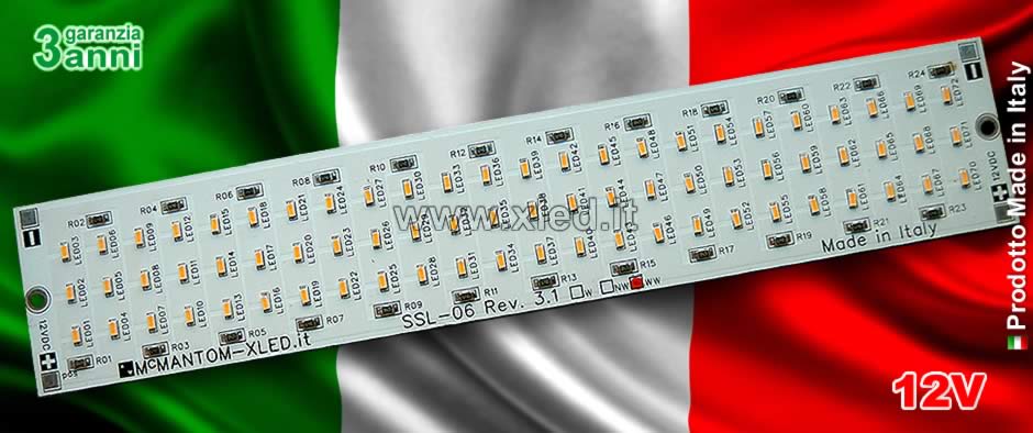 Modulo LED SSL-06-Warm White 12VDC - Made in Italy