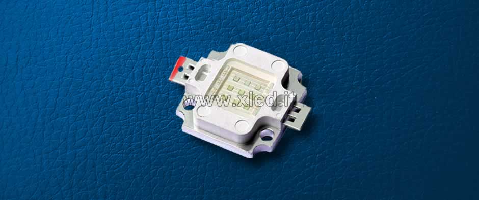 Power LED 10W Square Ultravioletto 425nm-368nm